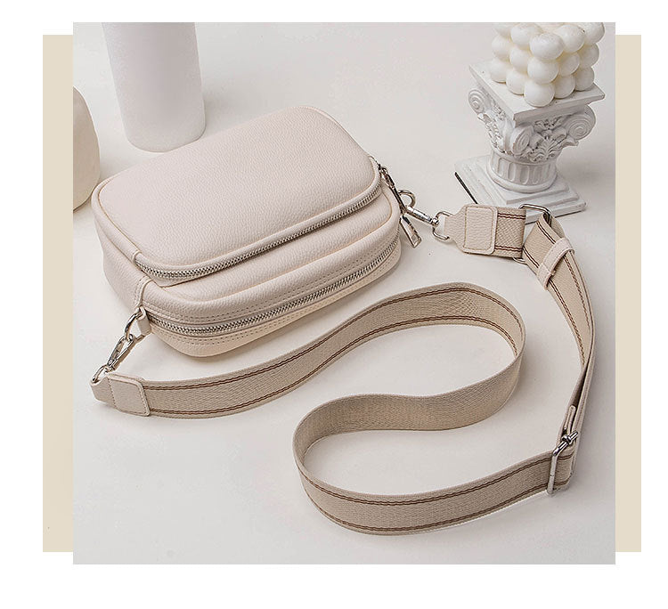 Luna Pebbled Leather Camera Crossbody Bag for Modern Commute product view 10
