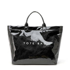 Modern Glossy Kraft Effect Tote Chic Commuter Carryall lifestyle product view