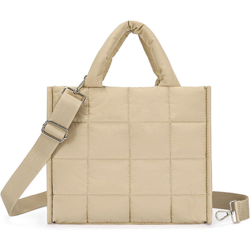 Lumière Padded Quilted Tote Everyday Versatile side product view
