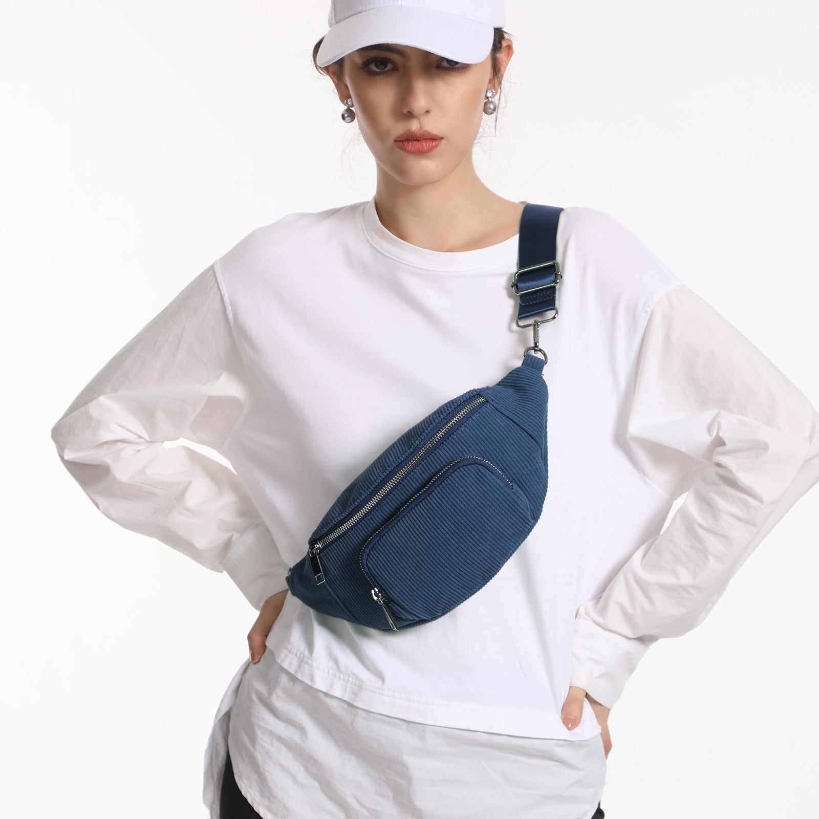 Tie Dye Canvas Crossbody lifestyle product view