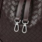 Verona Woven Leather Tote Elevated Minimalist Shoulder Bag product view 7