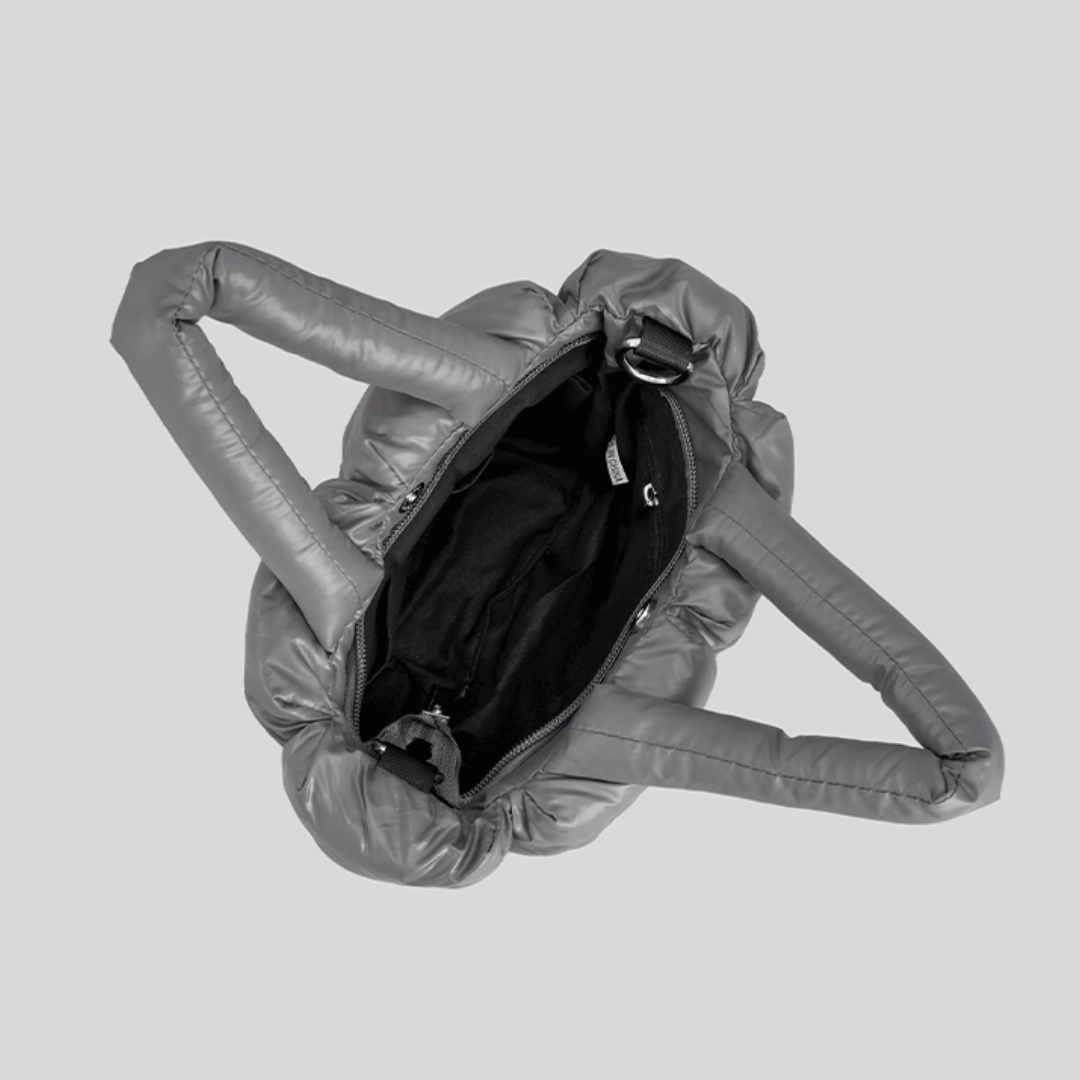 Luna Padded Puffer Tote - Versatile Urban Crossbody Bag
