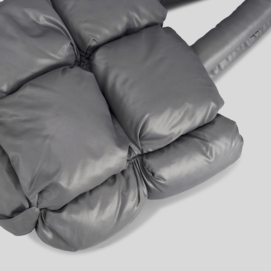 Luna Padded Puffer Tote - Versatile Urban Crossbody Bag