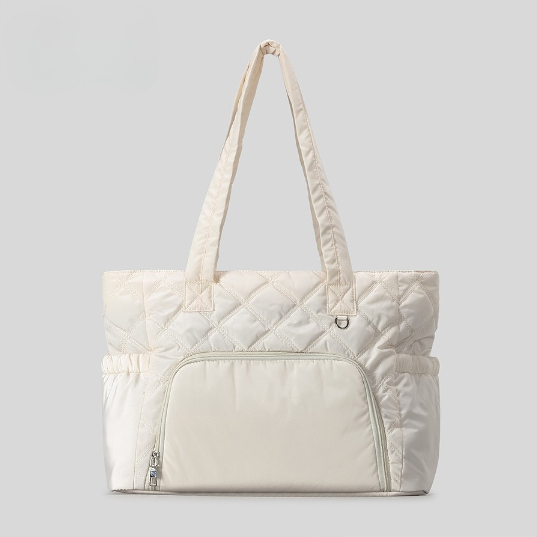 Aria Quilted Commuter Tote - Chic Travel Bag for Women