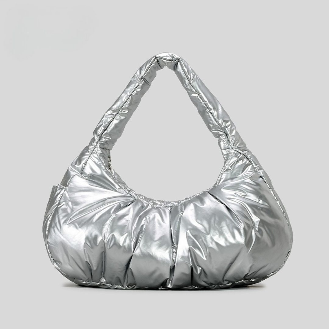 Aria Padded Hobo Bag - Elevated Peach Shoulder Bag for Daily Use