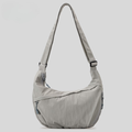 LUNA Crescent Nylon Sling Bag: Elevated Commuter Crossbody