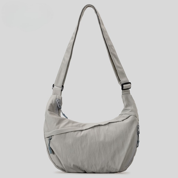 LUNA Crescent Nylon Sling Bag: Elevated Commuter Crossbody additional product view