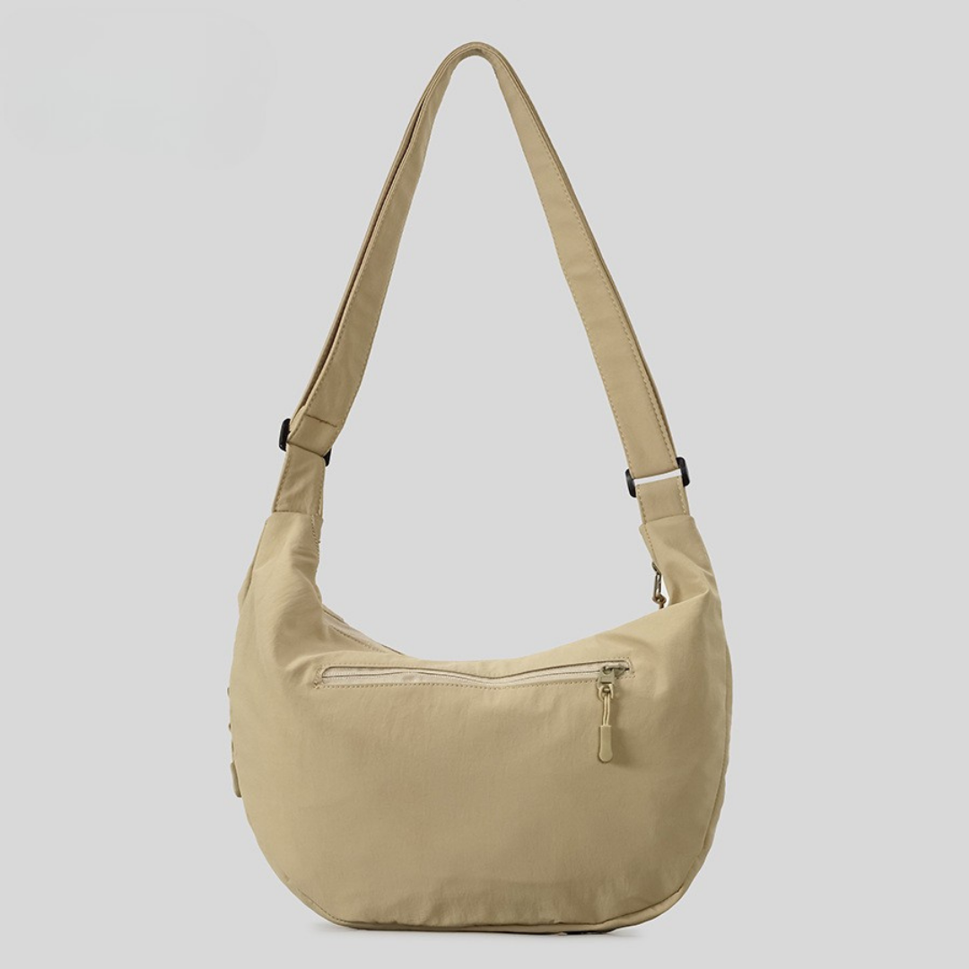 LUNA Crescent Nylon Sling Bag: Elevated Commuter Crossbody