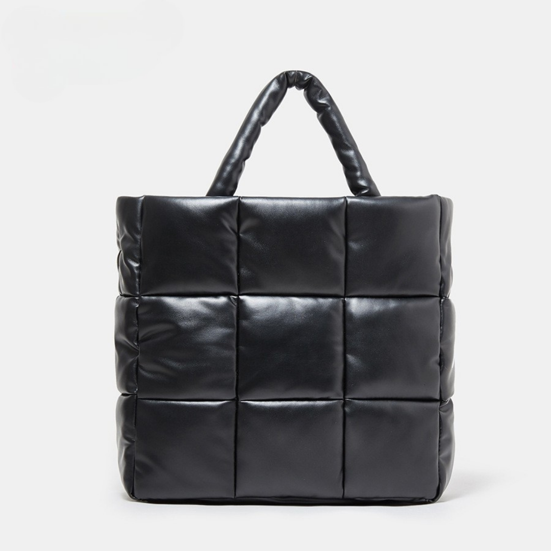 Nova Quilted Metallic Tote | Chic Bag for Commuting
