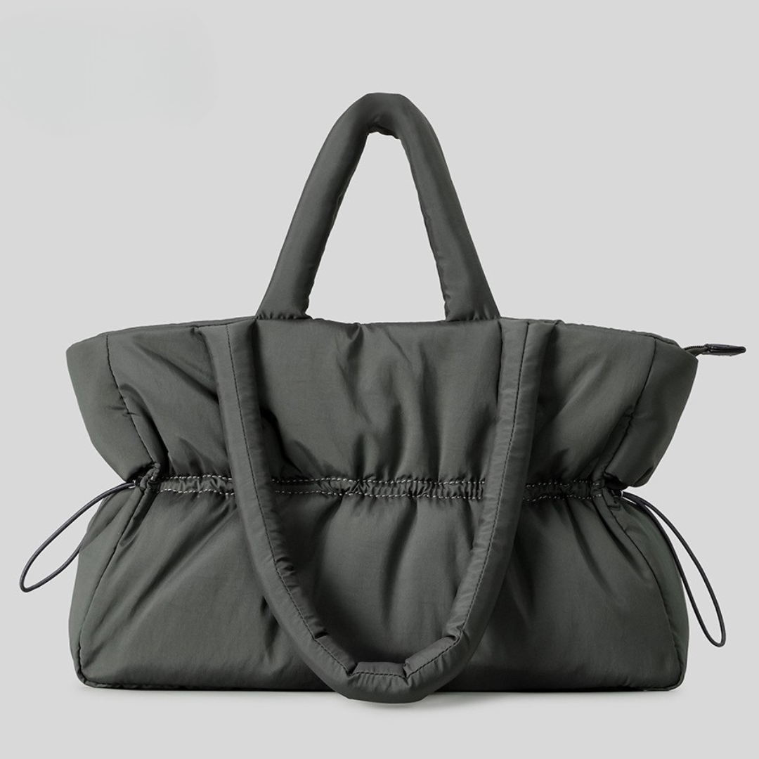 Aura Padded Cloud Tote Versatile Commuter Bag for Women close-up product view