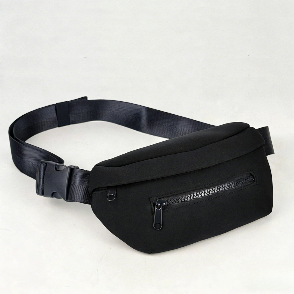 Aria Neoprene Belt Bag Minimalist Crossbody for Women detail product view