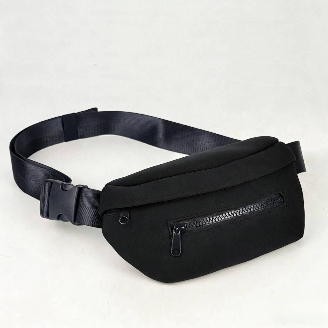 Aria Neoprene Belt Bag - Minimalist Crossbody for Women