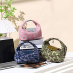 Aura Woven Hobo Bag Chic Commuter Handbag close-up product view