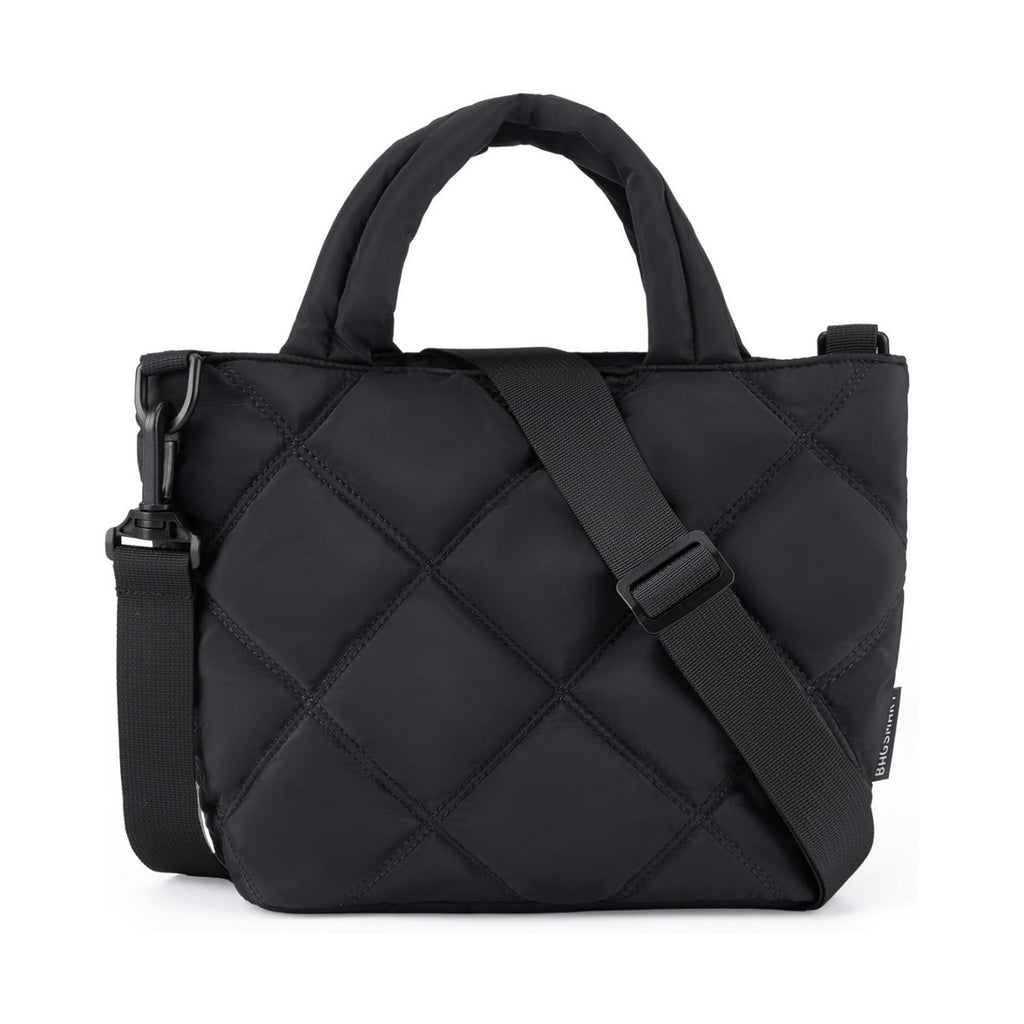 Noir Quilted Mini Tote Accessible Luxury Crossbody Bag detail product view