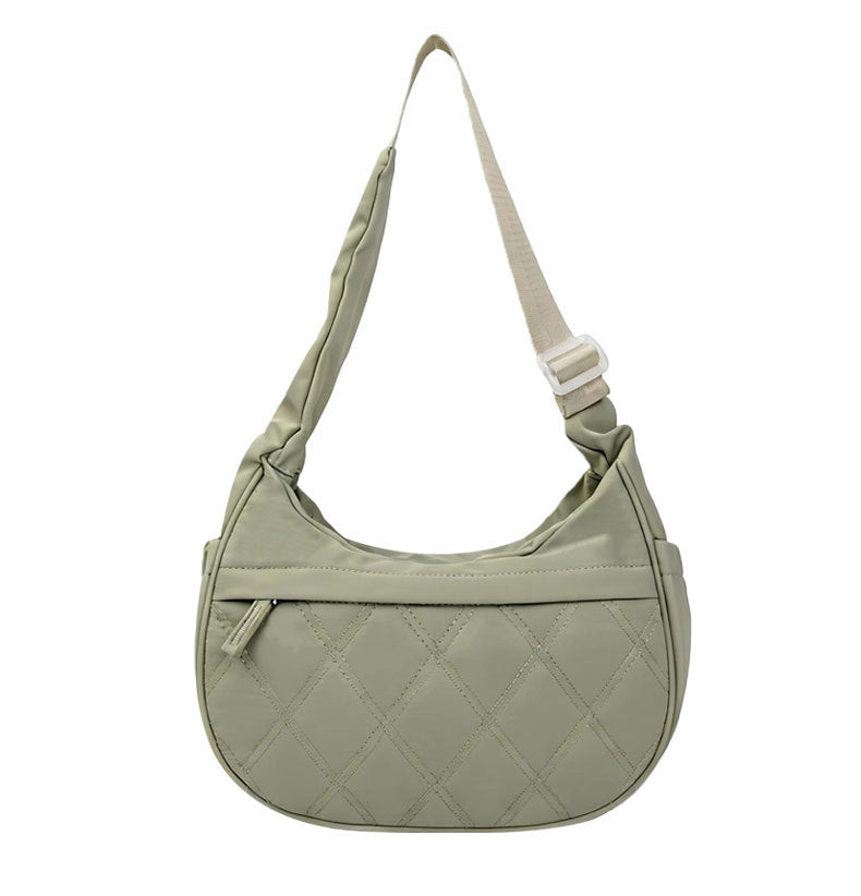 Aria Quilted Hobo Bag Versatile Commuter Shoulder Bag product view 14