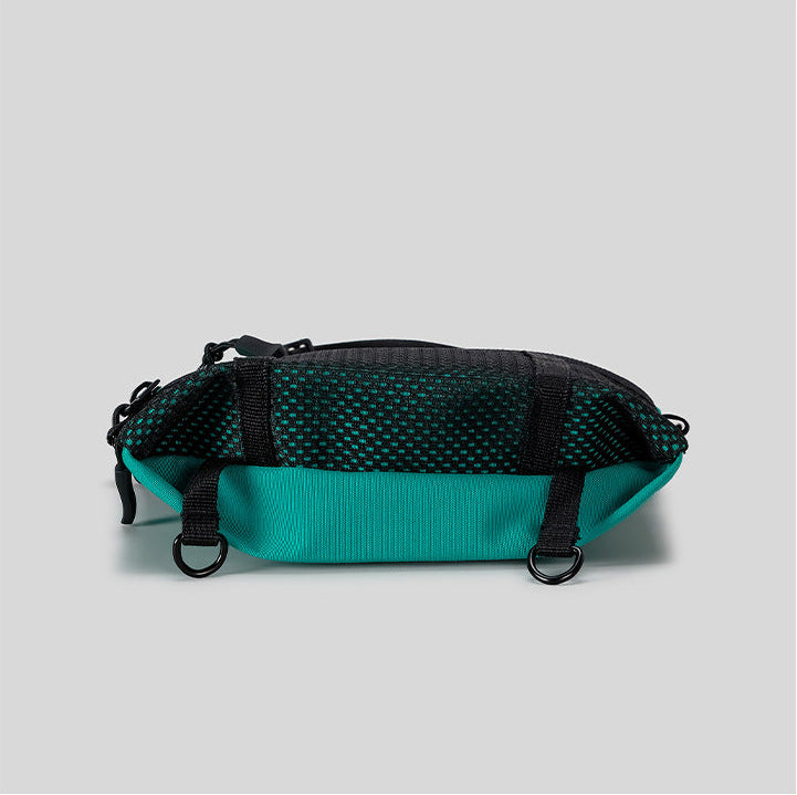 Aura Utility Sacoche Teal Minimalist Commuter Crossbody Bag product view 13