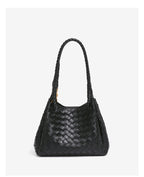 Aria Woven Leather Tote Elegant Shoulder Bag for Work product view 26
