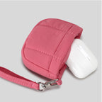 Aura Quilted Nylon Wristlet Chic Pouch for Modern Essentials close-up product view