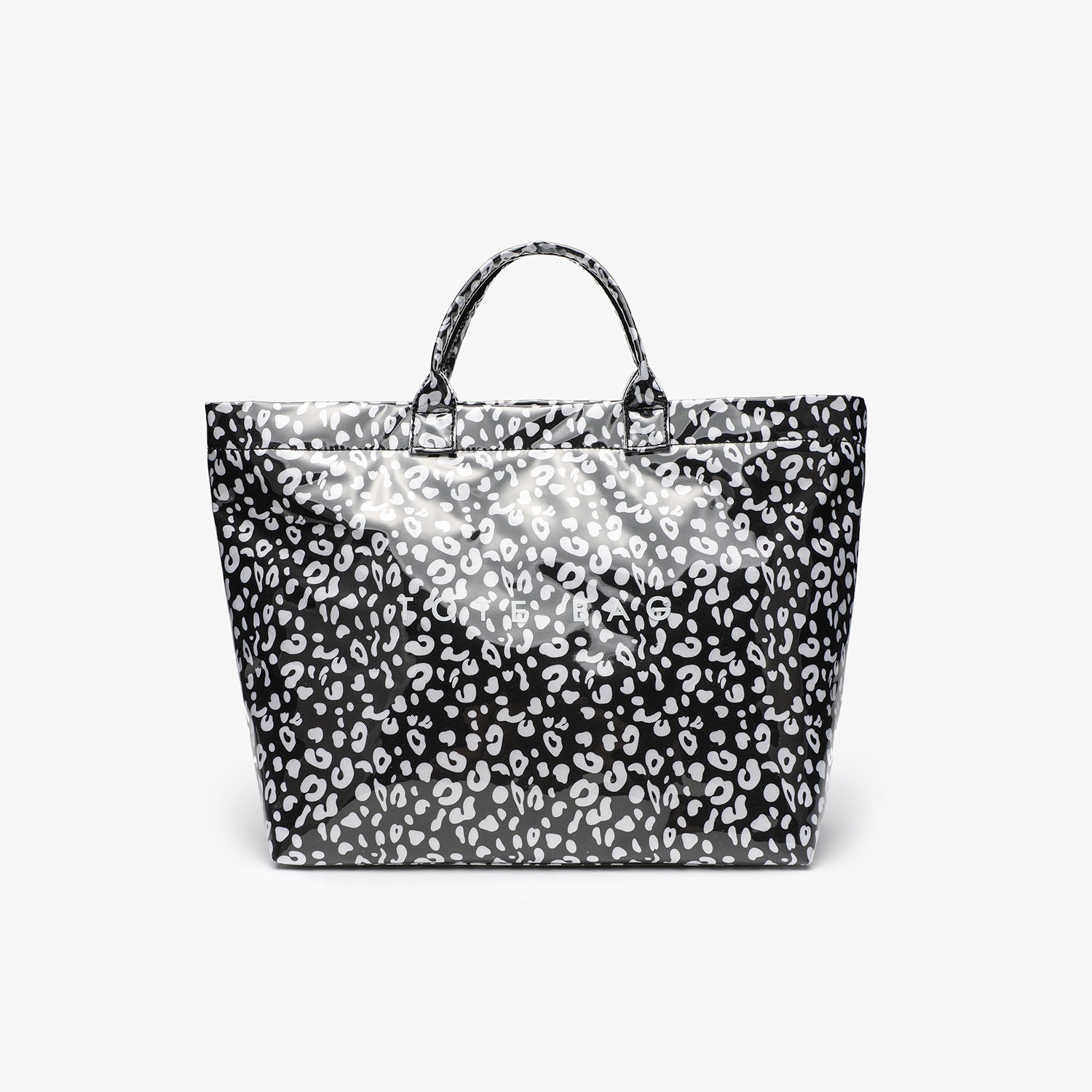 Modern Glossy Kraft Effect Tote Chic Commuter Carryall product view 12