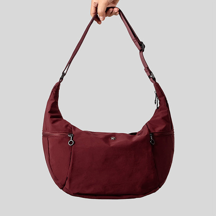 Luna Crescent Hobo Bag Elevated Nylon Commuter Crossbody product view 10