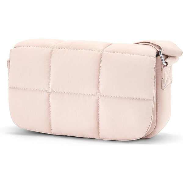 Aria Quilted Puffer Crossbody Minimalist Commuter Bag additional product view