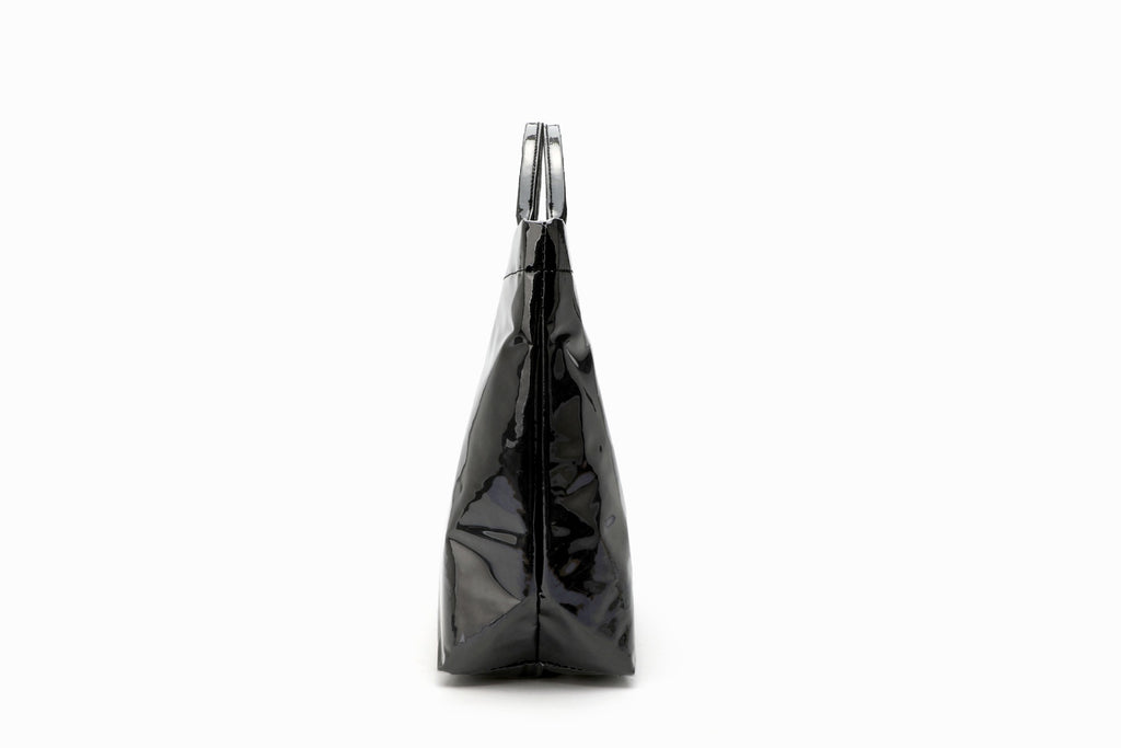 Modern Glossy Kraft Effect Tote Chic Commuter Carryall product view 30