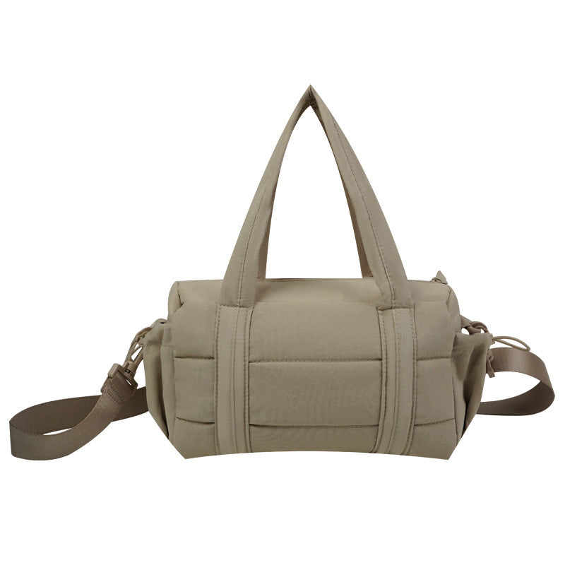 Aura Quilted Puffer Mini Duffle Crossbody for Daily Commute lifestyle product view