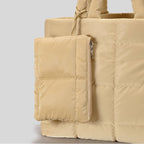 Luxe Padded Quilted Tote High Shine Work & Travel Bag product view 8
