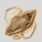 Luxe Padded Quilted Tote High Shine Work & Travel Bag product view 9