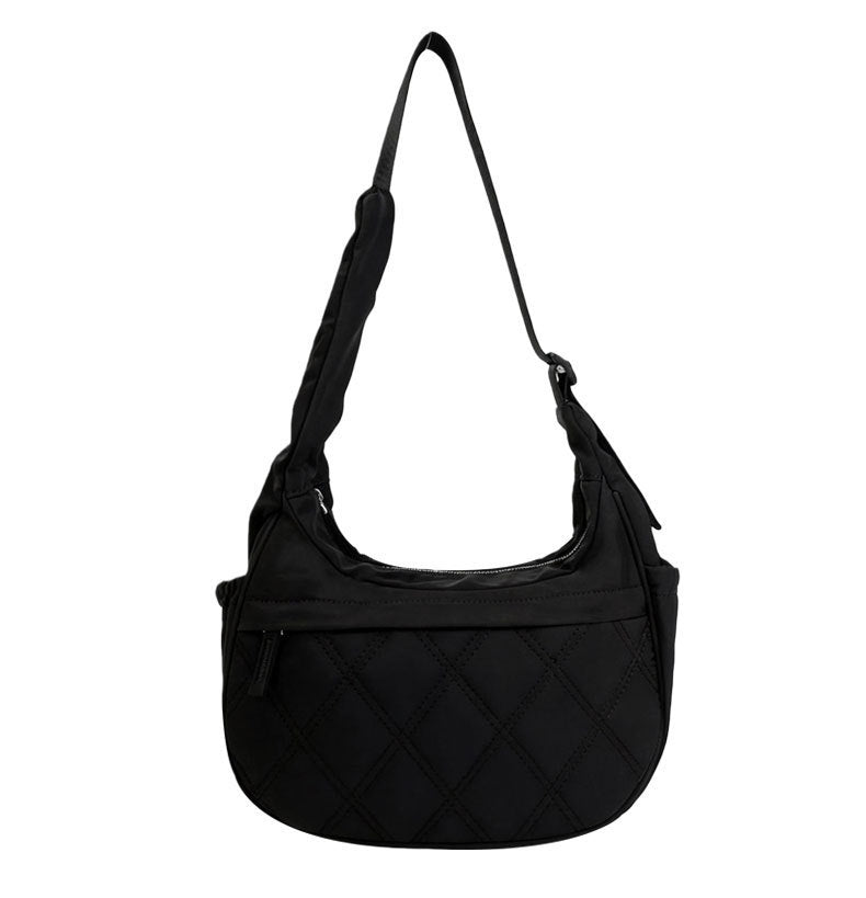Aria Quilted Hobo Bag Versatile Commuter Shoulder Bag product view 15