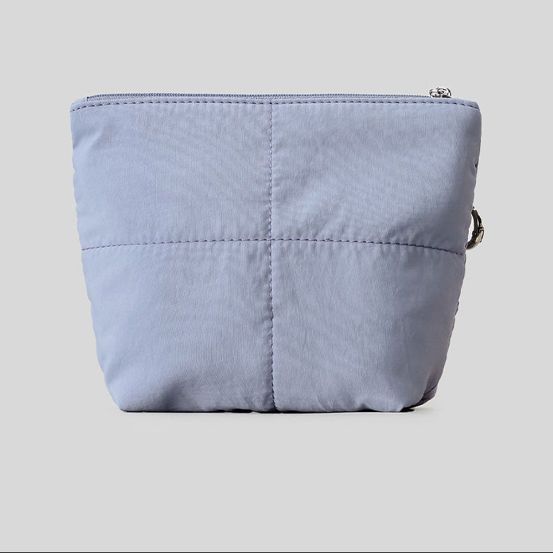 Serene Quilted Nylon Pouch Clutch for Urban Essentials close-up product view