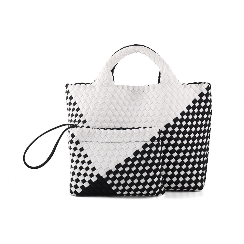 Geometric Woven Tote Bag product view 10