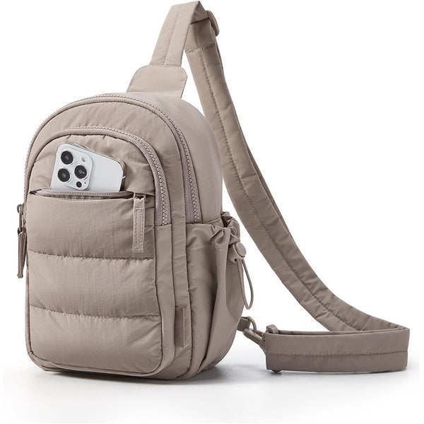 Luna Padded Quilted Sling Bag Chic Urban Crossbody additional product view