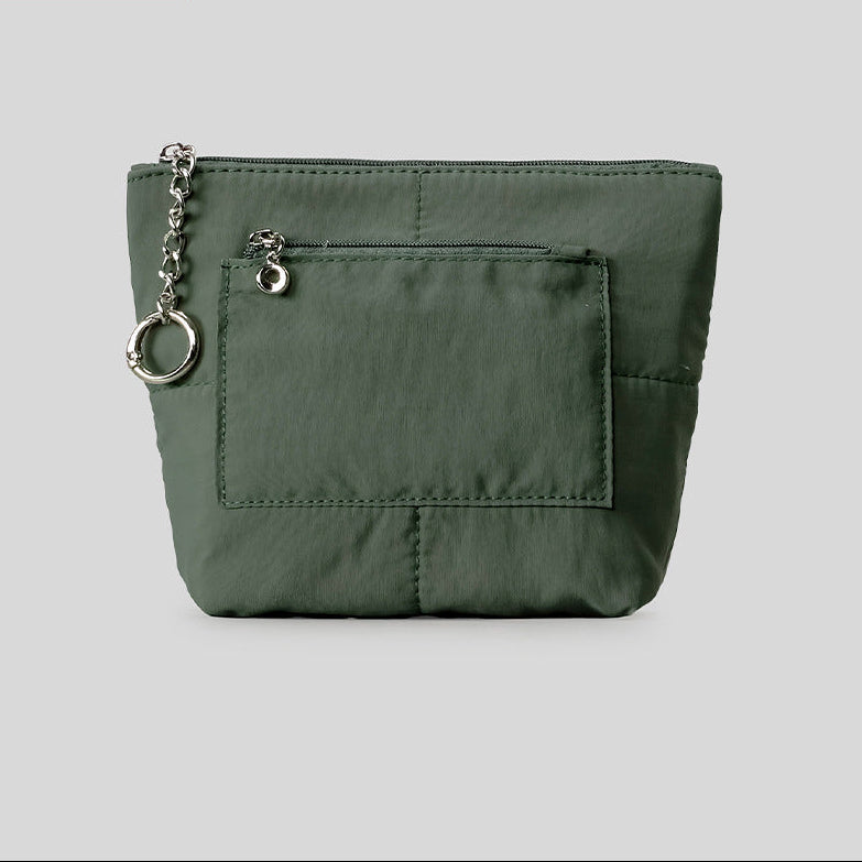 Serene Quilted Nylon Pouch Clutch for Urban Essentials product view 9