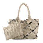 Large Neoprene Woven Tote lifestyle product view