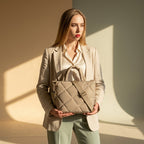 Noir Quilted Mini Tote Accessible Luxury Crossbody Bag main product image