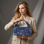 Aura Woven Hobo Bag Chic Commuter Handbag main product image