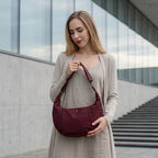 Luna Crescent Hobo Bag Elevated Nylon Commuter Crossbody main product image