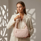 Aria Quilted Hobo Bag Versatile Commuter Shoulder Bag main product image