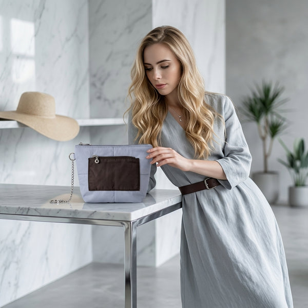 Serene Quilted Nylon Pouch Clutch for Urban Essentials main product image