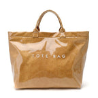 Modern Glossy Kraft Effect Tote Chic Commuter Carryall additional product view