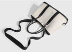 Signature Canvas & Leather Tote Minimalist Commuter Bag product view 21