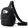 Luna Padded Quilted Sling Bag Chic Urban Crossbody detail product view