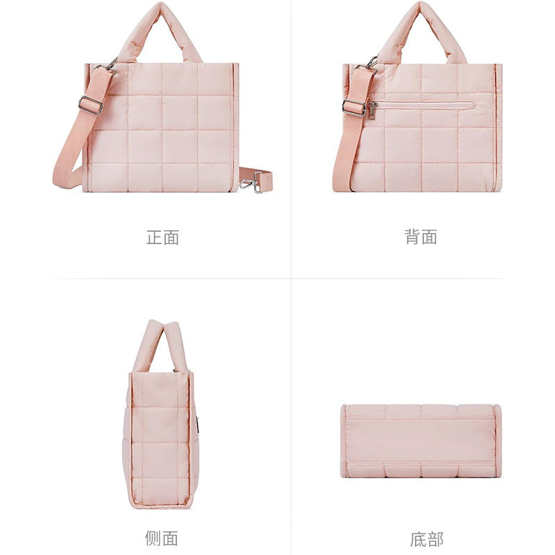 Lumière Padded Quilted Tote Everyday Versatile product view 9
