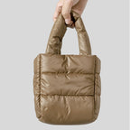 Aura Metallic Quilted Puffer Mini Tote for Urban Chic product view 15