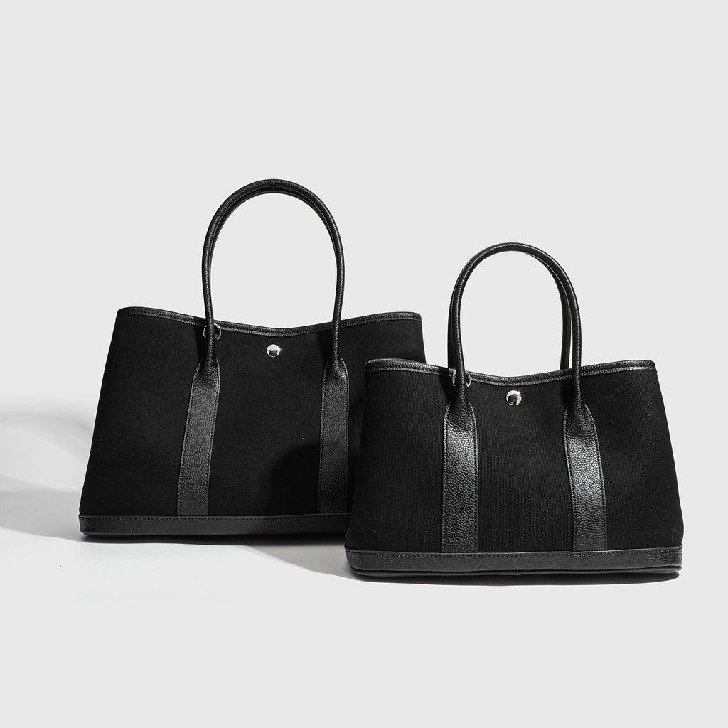 Signature Canvas & Leather Tote Minimalist Commuter Bag product view 10