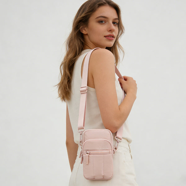 Aria Minimalist Nylon Phone Crossbody for Urban Commute additional product view