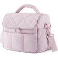 Luxe Quilted Crossbody Lunch Bag Chic Commuter Essential detail product view