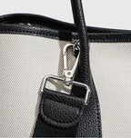 Signature Canvas & Leather Tote Minimalist Commuter Bag product view 19