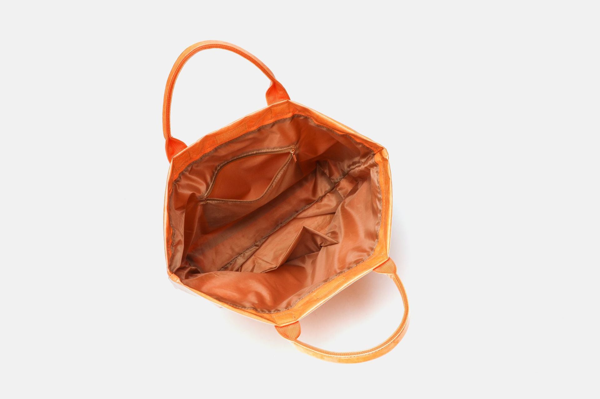 Modern Glossy Kraft Effect Tote Chic Commuter Carryall product view 36